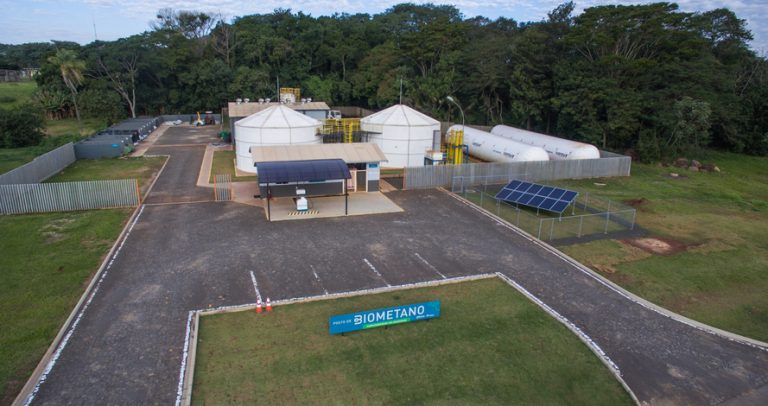 Energia - renováveis - biogás fábrica planta biometano
