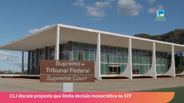 Proposta que limita decisão monocrática no STF é discutida na CCJ