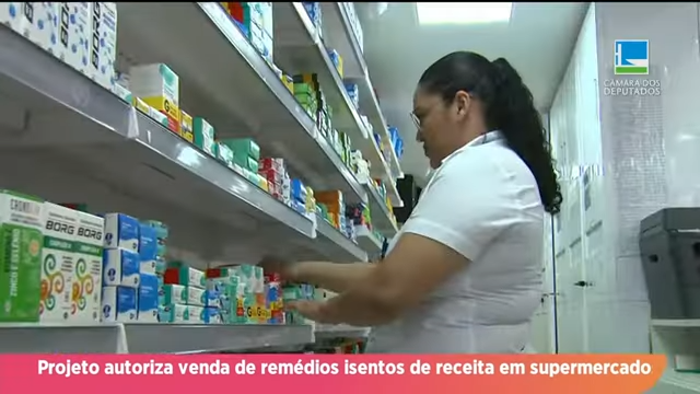 Direto da Câmara - Supermercados e similares podem passar a vender remédios isentos de prescrição