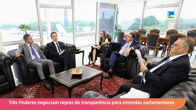 Três Poderes negociam regras de transparência para emendas parlamentares