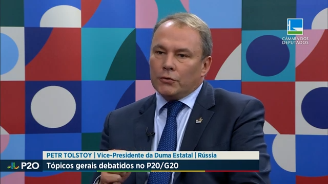 P20 Entrevista: Petr Tolstoy fala sobre os tópicos gerais debatidos na reunião do P20