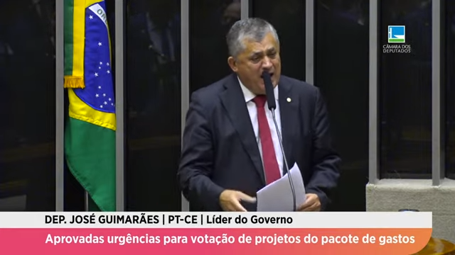 Aprovadas urgências para votação de projetos do pacote de gastos