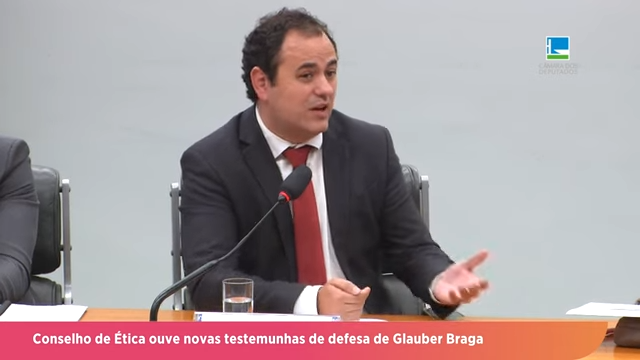 Conselho de Ética ouve novas testemunhas de defesa de Glauber Braga