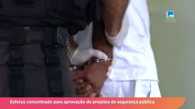 Esforço concentrado para aprovação de projetos de segurança pública