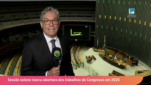 Abertura oficial dos trabalhos do Congresso Nacional será na próxima segunda-feira