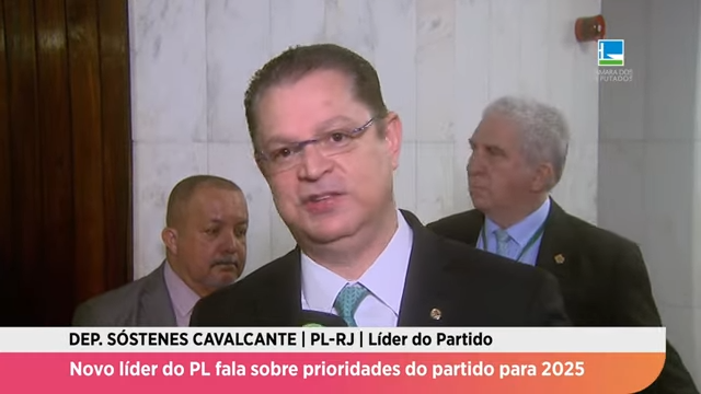 Novo líder do PL destaca como prioridade a anistia aos condenados do 8 de janeiro