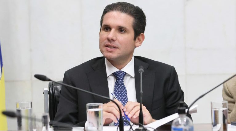 Reunião com Presidente da CBF e comitiva da FIFA. Presidente da Câmara dos Deputados, Hugo Motta (REPUBLICANOS - PB).