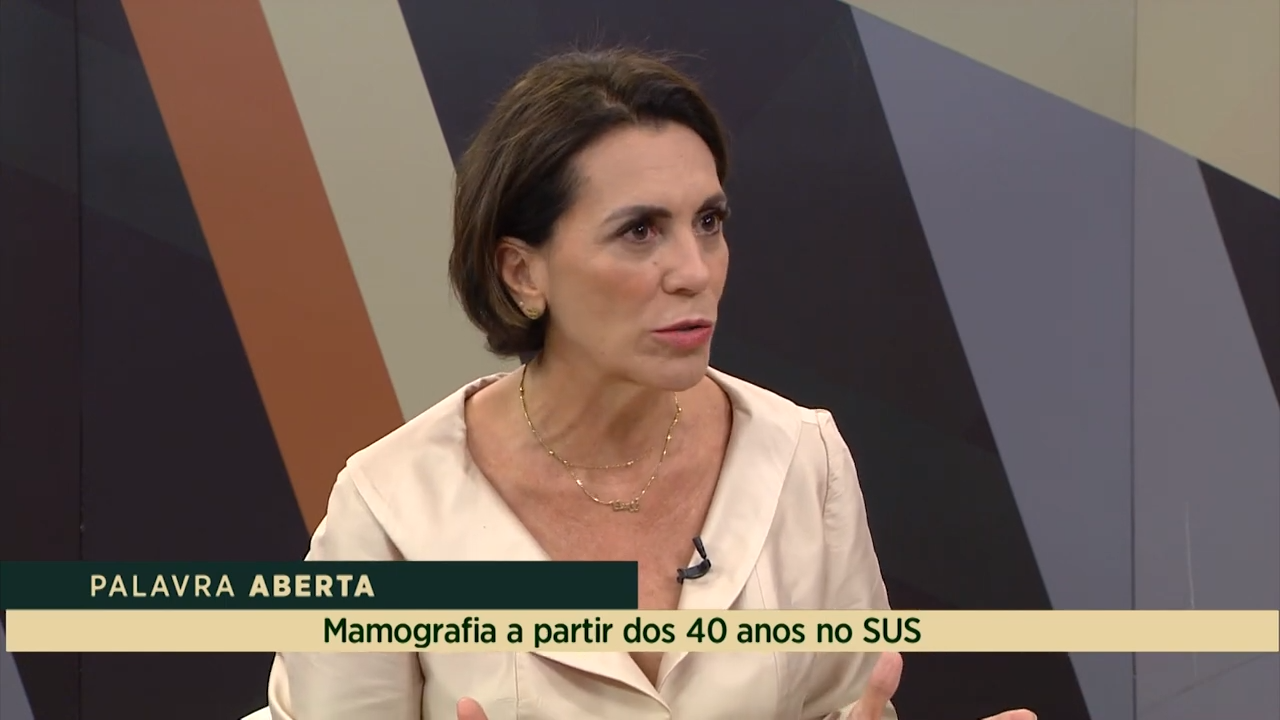 Rosana Valle defende mamografia a partir dos 40 anos no SUS
