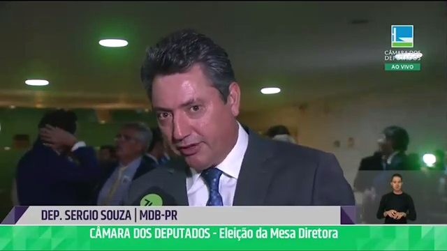 Sergio Souza é o novo 4º secretário da Câmara dos Deputados