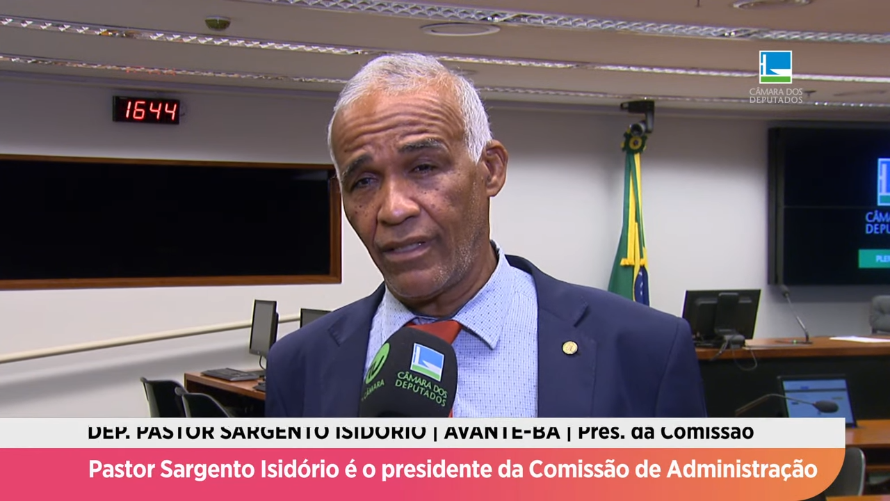 Pastor Sargento Isidório é o novo presidente da Comissão de Administração e Serviço Público
