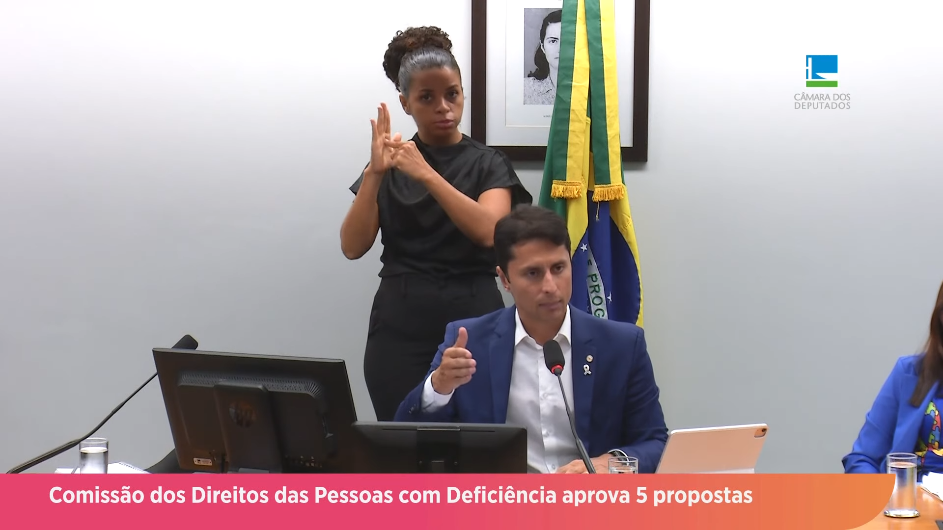 Comissão dos Direitos das Pessoas com Deficiência aprova 5 propostas, mesmo com obstrução