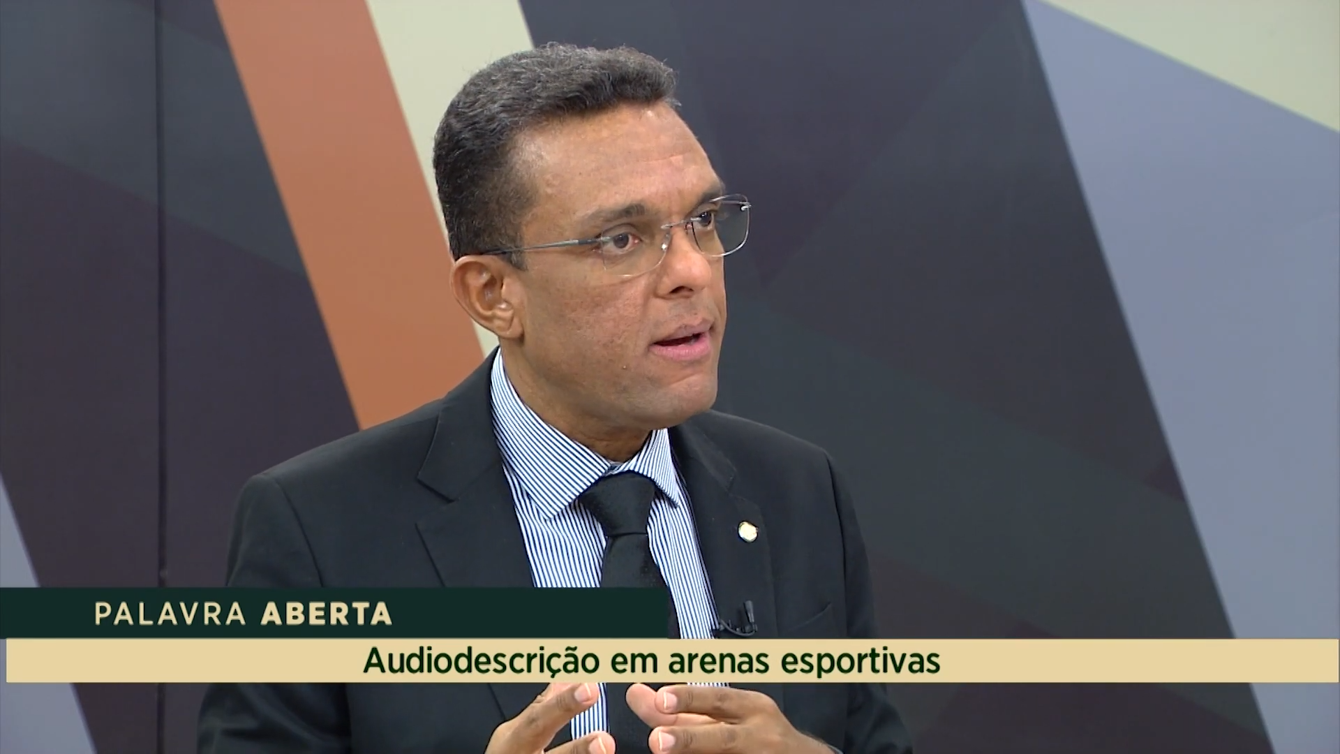 Otoni de Paula propõe audiodescrição em arenas esportivas