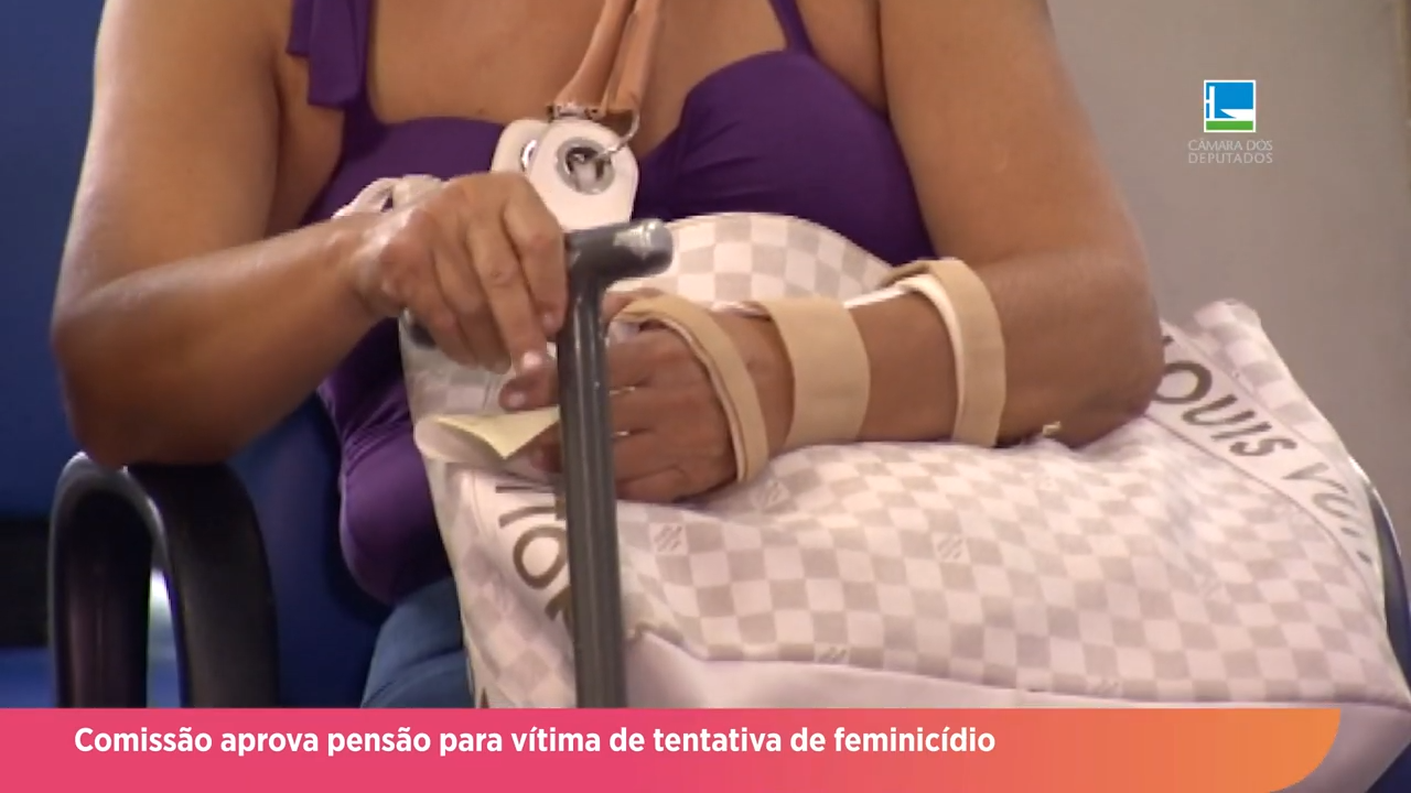 Pensão para vítima de tentativa de feminicídio é aprovada em comissão da Câmara