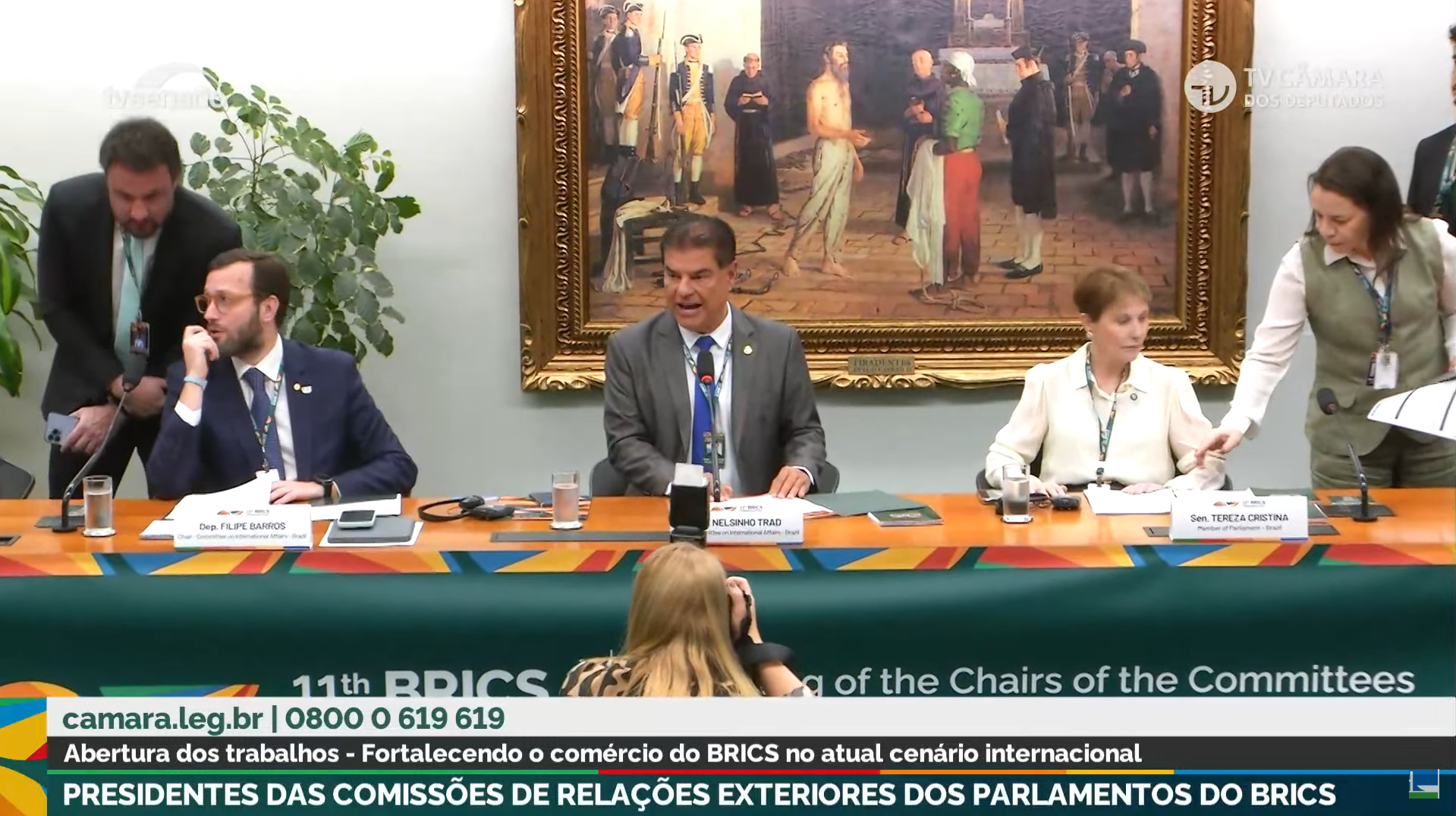 1ª Reunião dos Presidentes das Comissões de Relações Exteriores dos parlamentos do BRICS