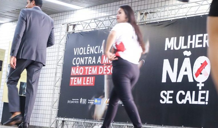 Direitos Humanos e Minorias - Mulheres - Estação Galeria recebe primeira ação da campanha “Mulher, não se Cale!” - violência doméstica - Violência contra a mulher