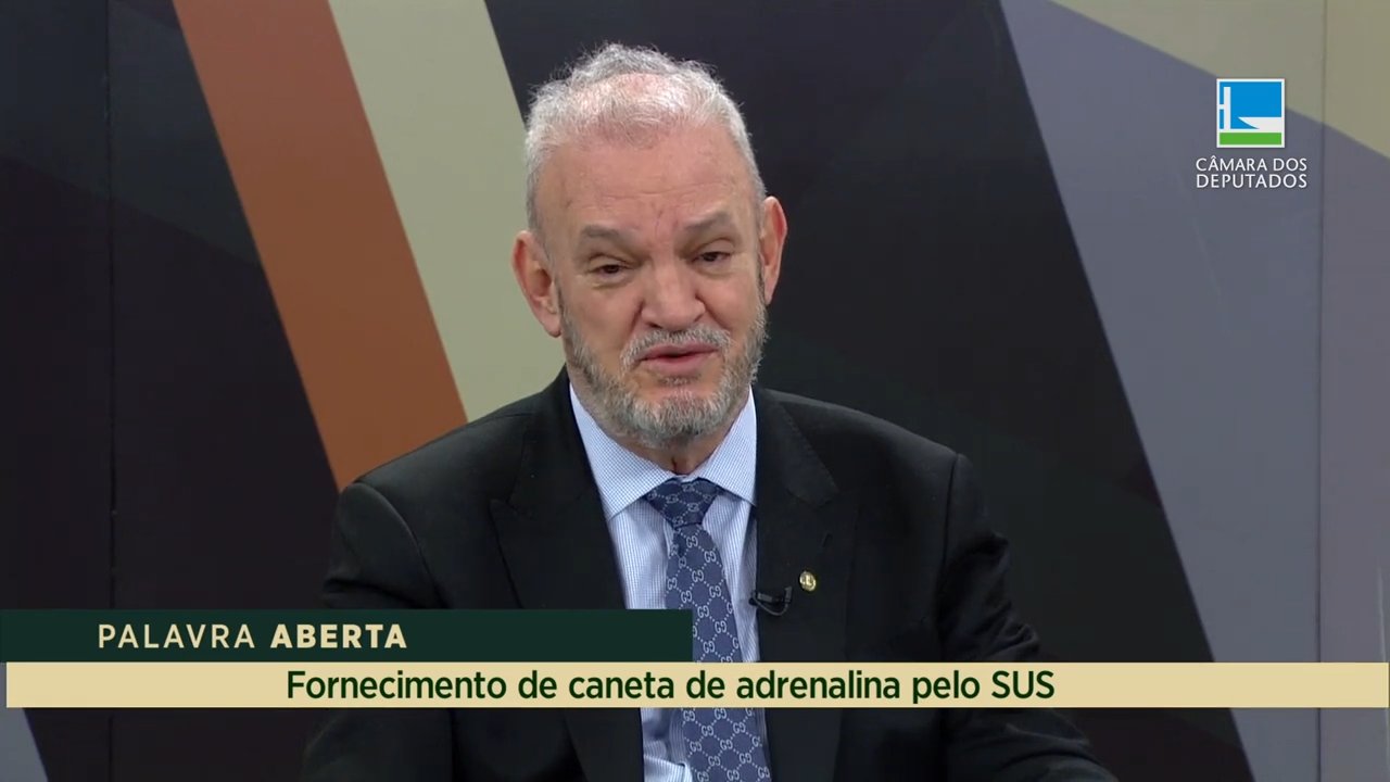 Geraldo Resende defende fornecimento de caneta de adrenalina pelo SUS