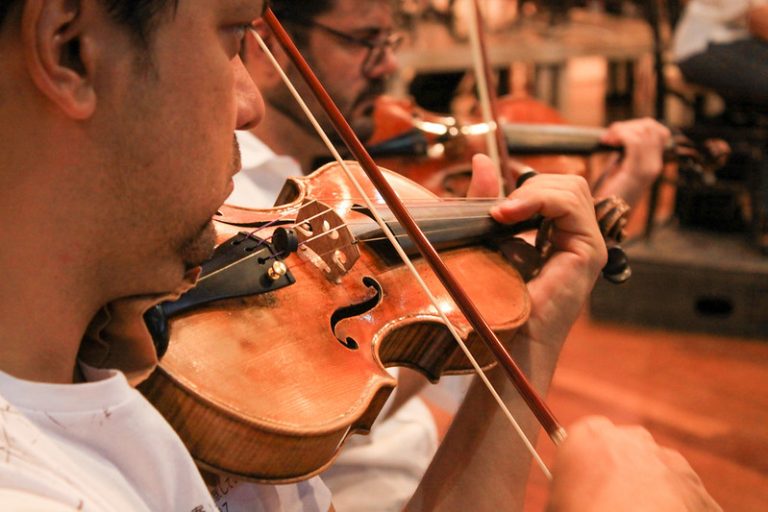 Cultura - música - orquestra sinfônica - Orquestra Sinfônica faz apresentação para alunos da rede pública