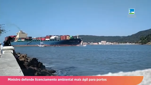 Ministro defende licenciamento ambiental mais ágil para portos