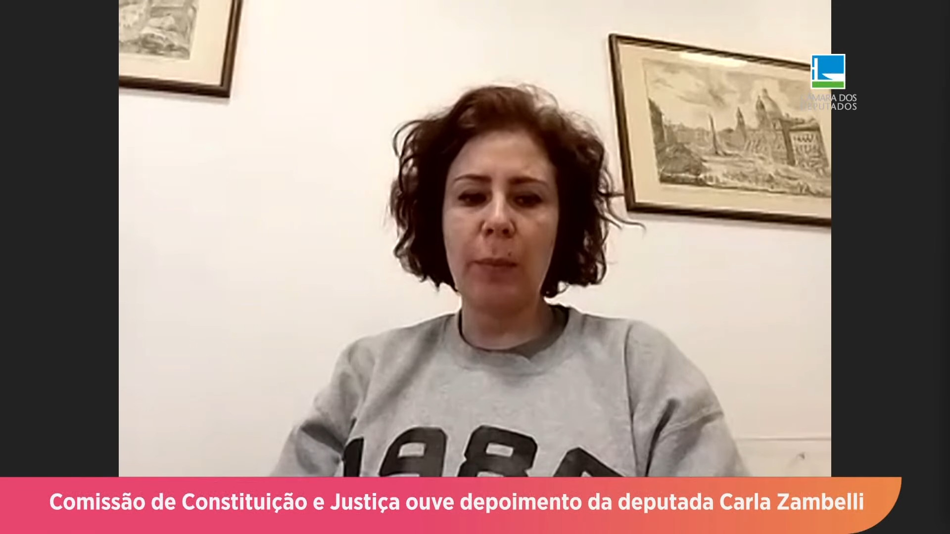 Comissão de Constituição e Justiça ouve depoimento da deputada Carla Zambelli