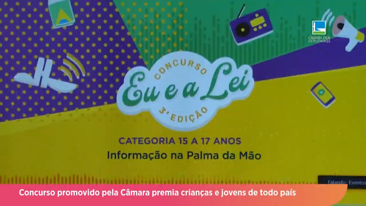 Concurso promovido pela Câmara premia crianças e jovens de todo o país