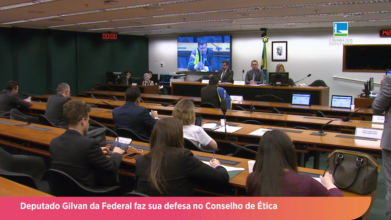 Deputado Gilvan da Federal faz sua defesa no Conselho de Ética
