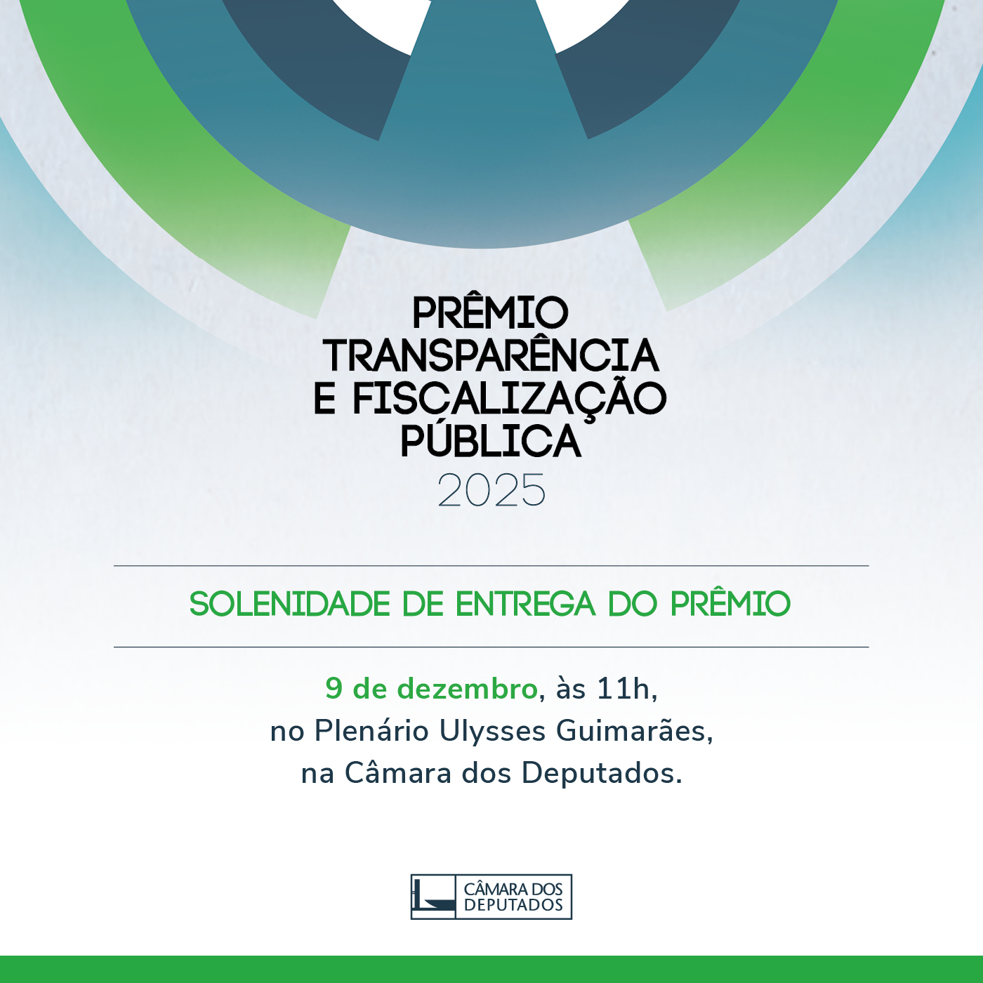 Câmara entrega Prêmio Transparência e Fiscalização Pública no dia 9 de dezembro
