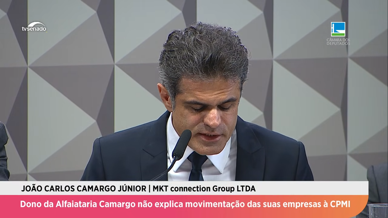 Dono da Alfaiataria Camargo não explica movimentação das suas empresas à CPMI