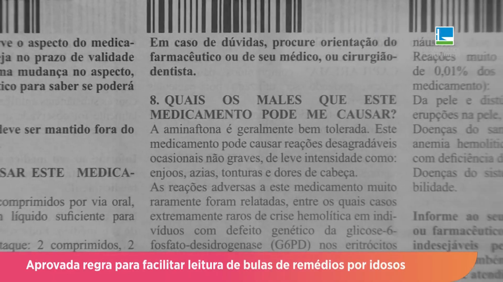 Idosos: aprovado projeto que facilita leitura de bulas e caixas de medicamentos