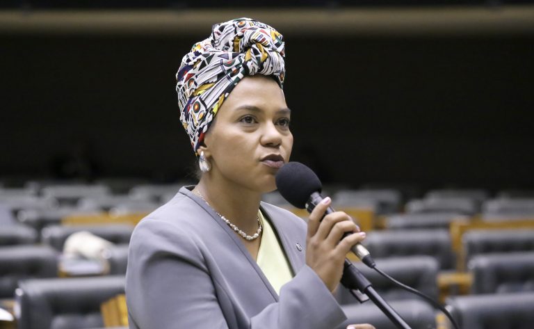 Deputada Dandara (PT-MG) fala no Plenário da Câmara dos Deputados