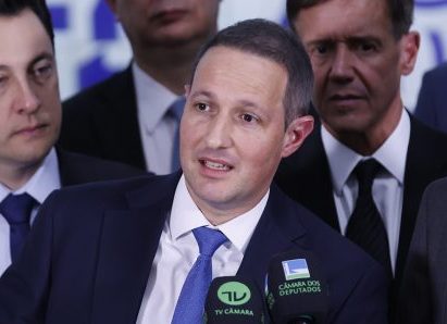 Derrite concede entrevista coletiva