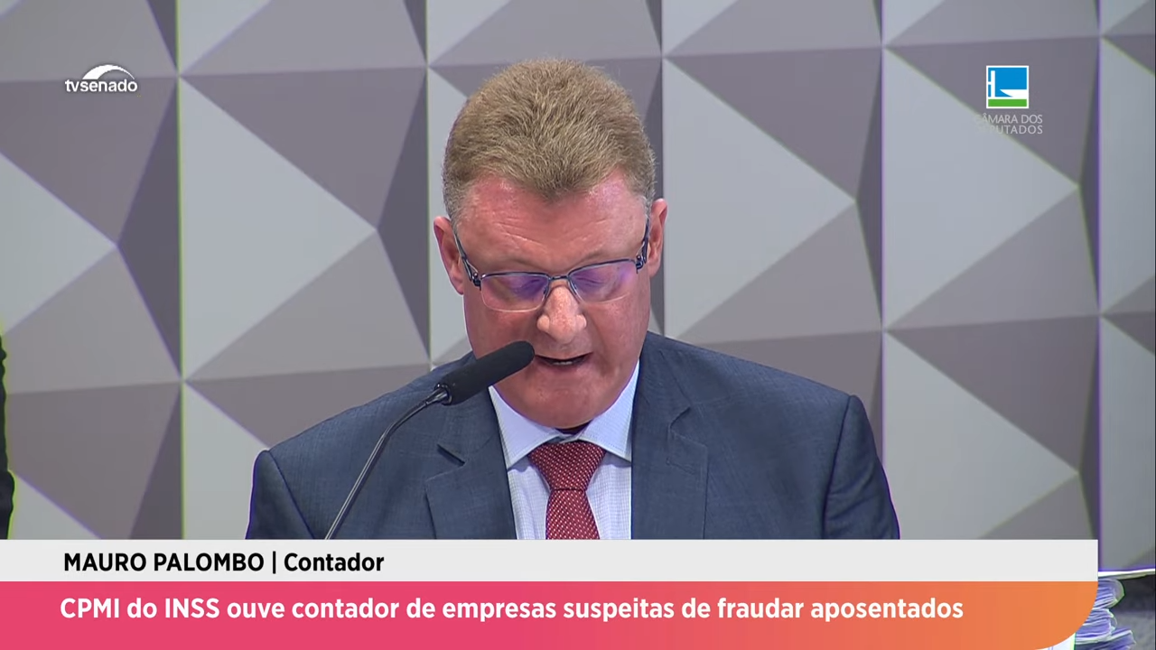 CPMI do INSS ouve contador de empresas suspeitas de fraudar aposentados
