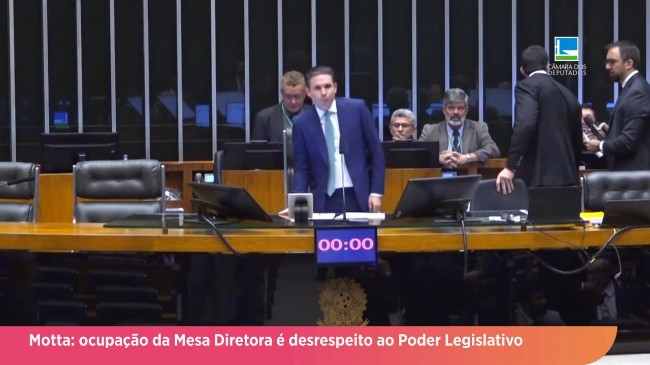 Motta: ocupação da Mesa Diretora é desrespeito ao Poder Legislativo