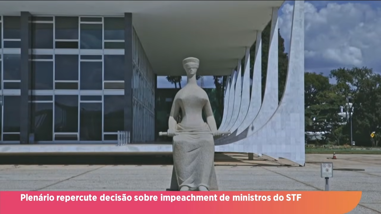 Direto da Câmara | Plenário repercute decisão que muda rito de impeachment de ministros do STF