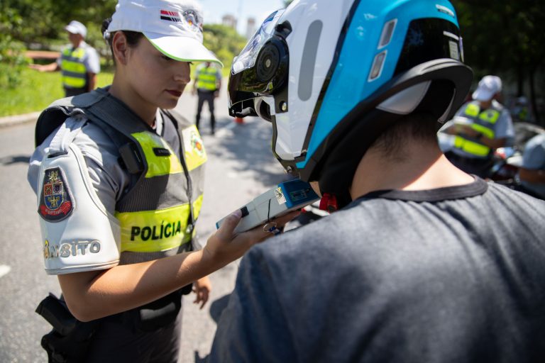 Transporte - fiscalização - lei seca bafômetros blitz álcool direção motocicletas motos