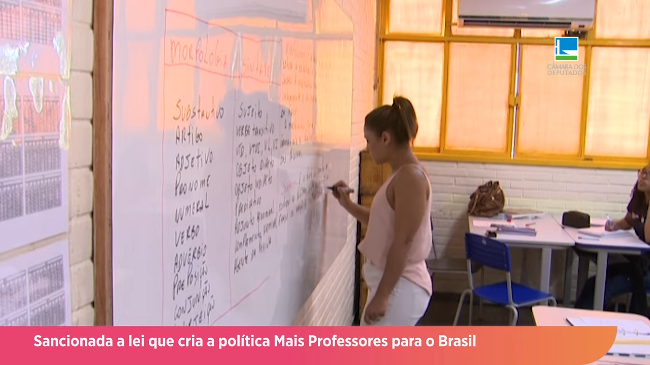 Sancionada a lei que cria a política Mais Professores para o Brasil