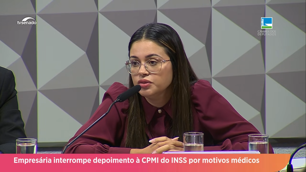 Empresária interrompe depoimento à CPMI por motivos médicos