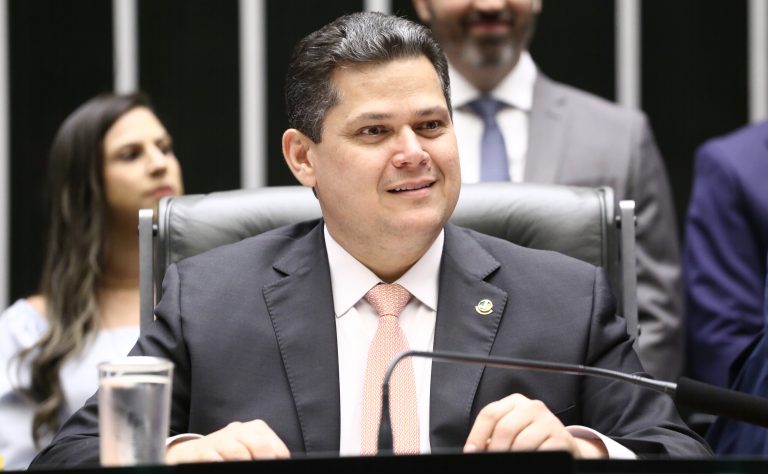 Destinada a inaugurar a 4ª Sessão Legislativa Ordinária da 57ª Legislatura. Presidente do Senado Federal, Davi Alcolumbre (UNIÃO - AP).