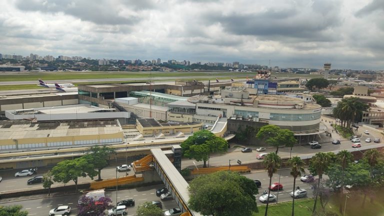 O aeroporto de Congonhas