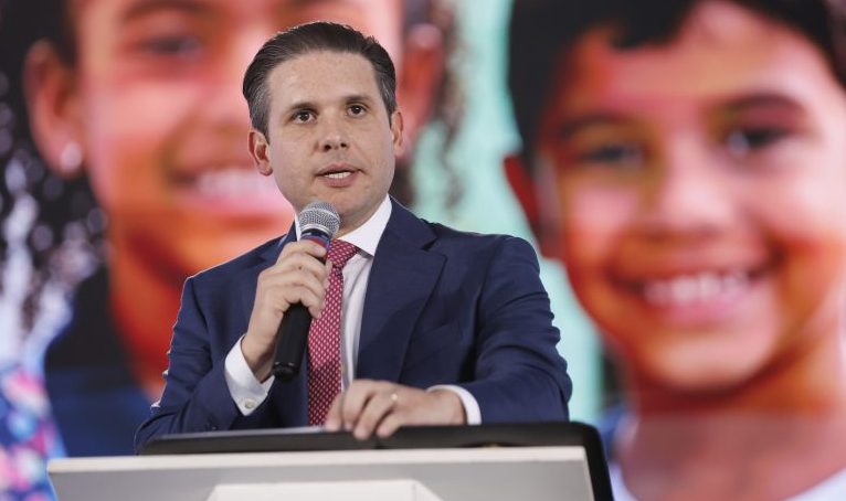 Cerimônia de 113 Inaugurações Simultâneas em Instituições de Ensino e Celebração das Escolas Conectadas. Presidente da Câmara dos Deputados, Hugo Motta (REPUBLICANOS - PB)